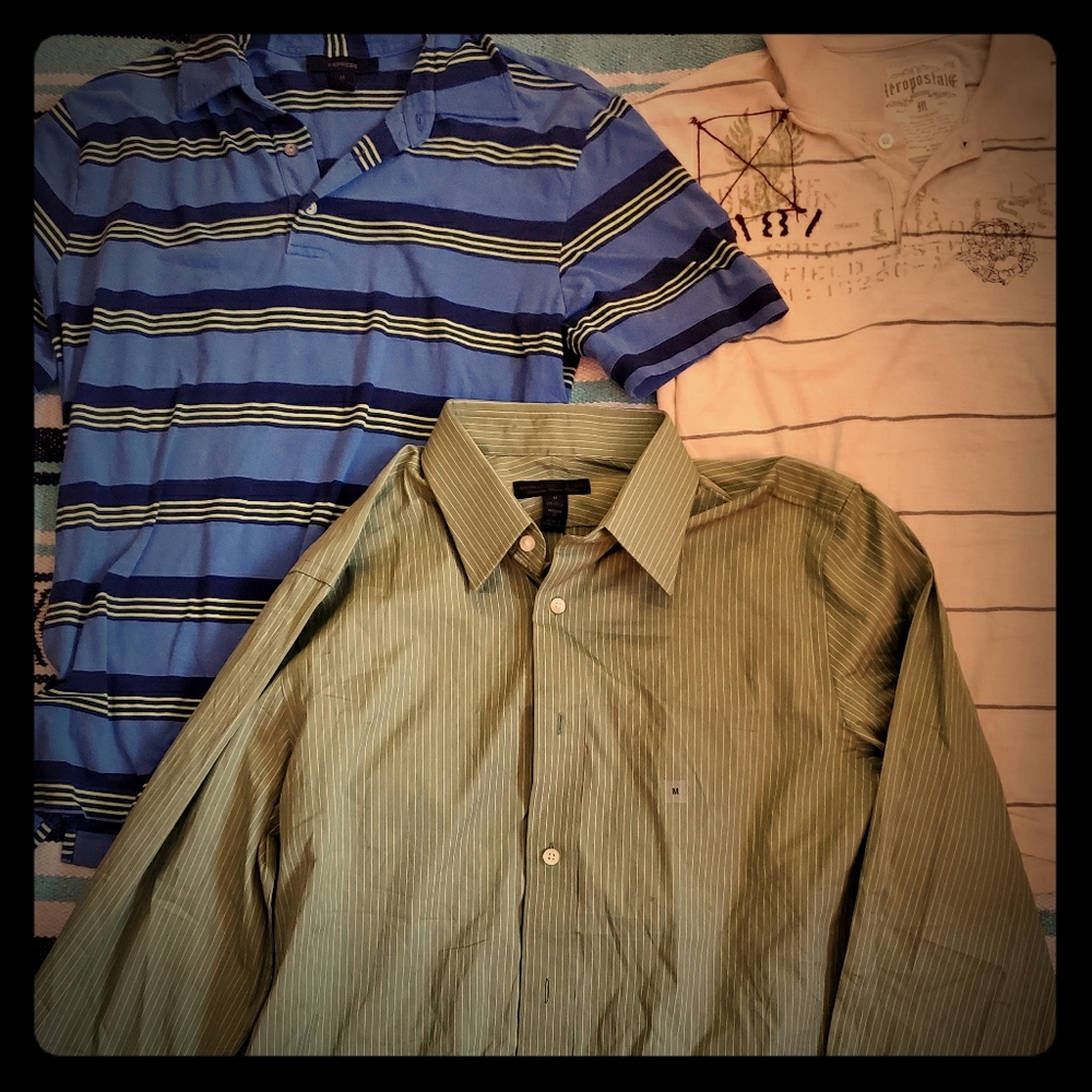 Men's collared shirts